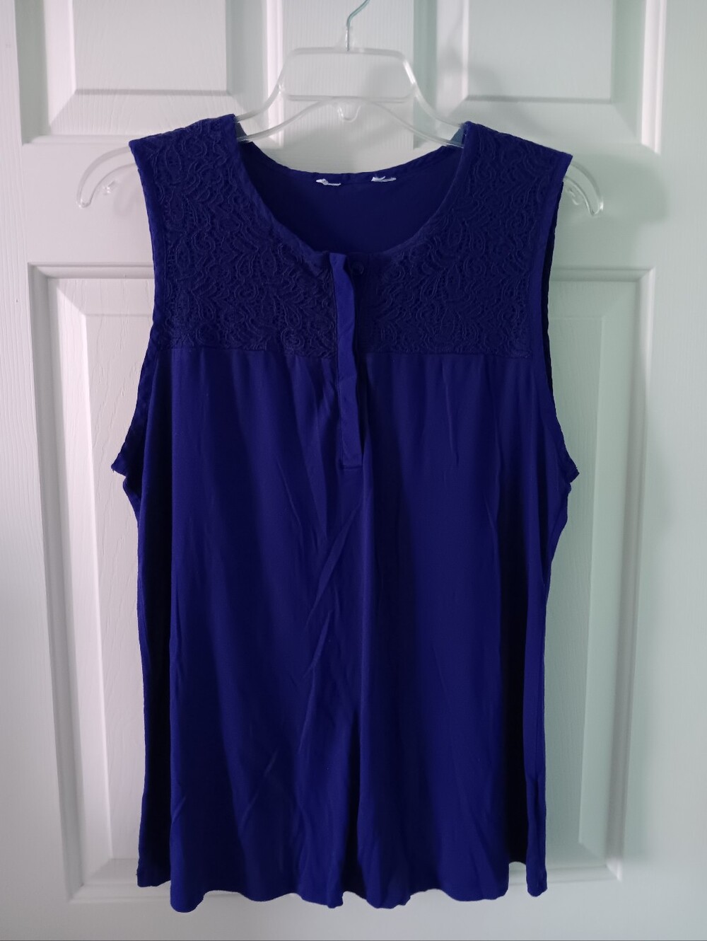 Royal Purple Sleeveless Top